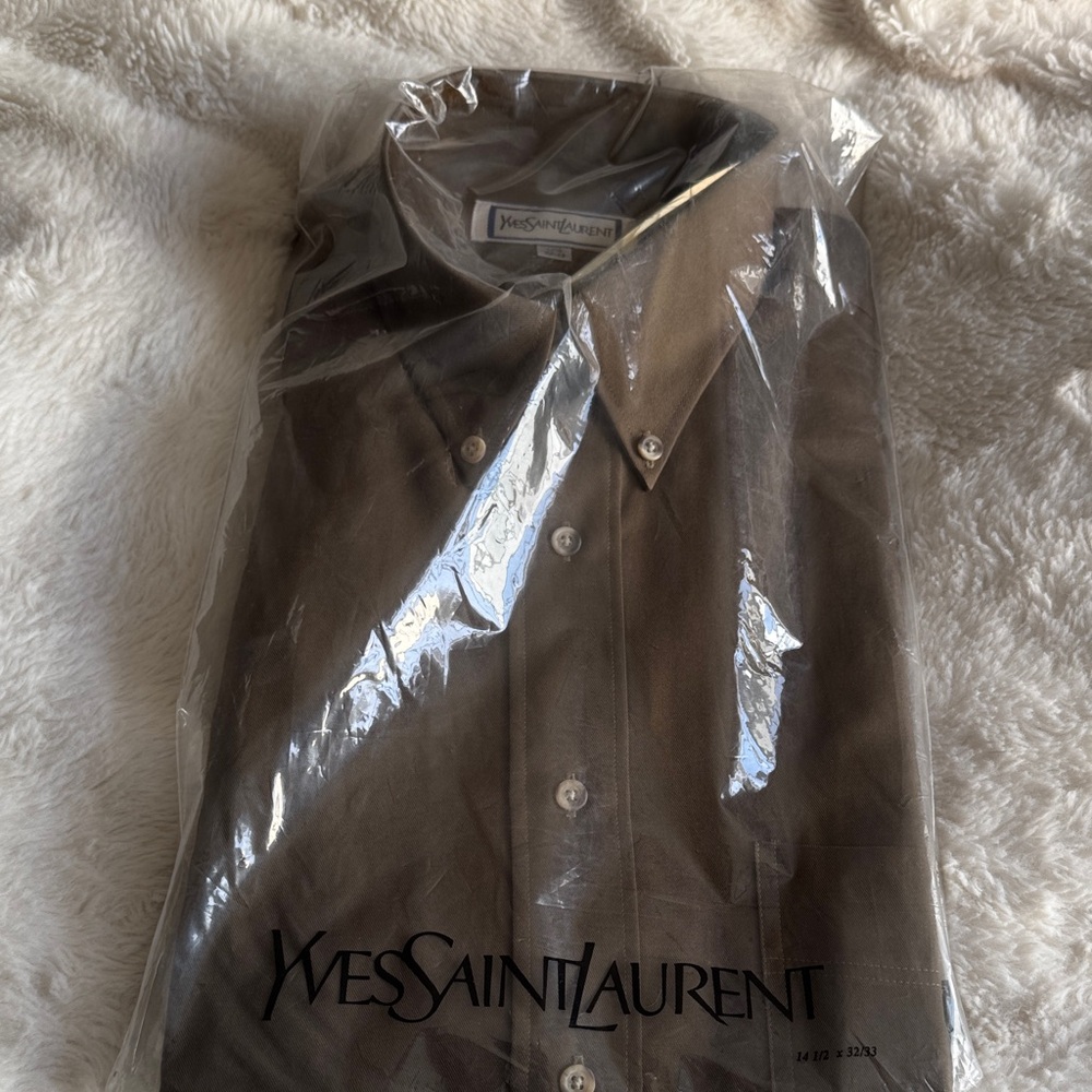 Yves Saint Laurent Classic Brown Shirt
